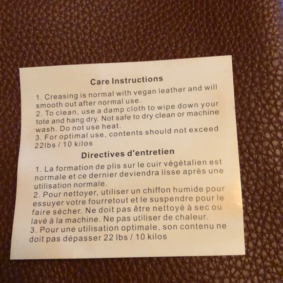 Vince Camuto Vegan leather bag never used - Picture 3 of 4